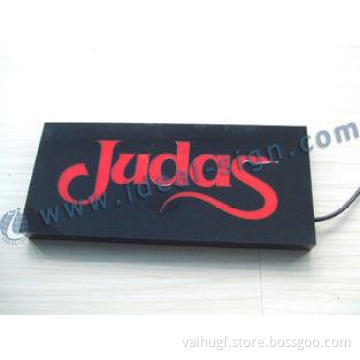 Judas LED Resin Sign LED Channel Letter Signs In Bar Advert